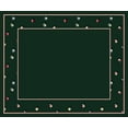 thumbnail image 4 of Milliken Green Bordered Flat Runner Billiards Emerald - Aprx 2' 4" x 23' 2", 4 of 5