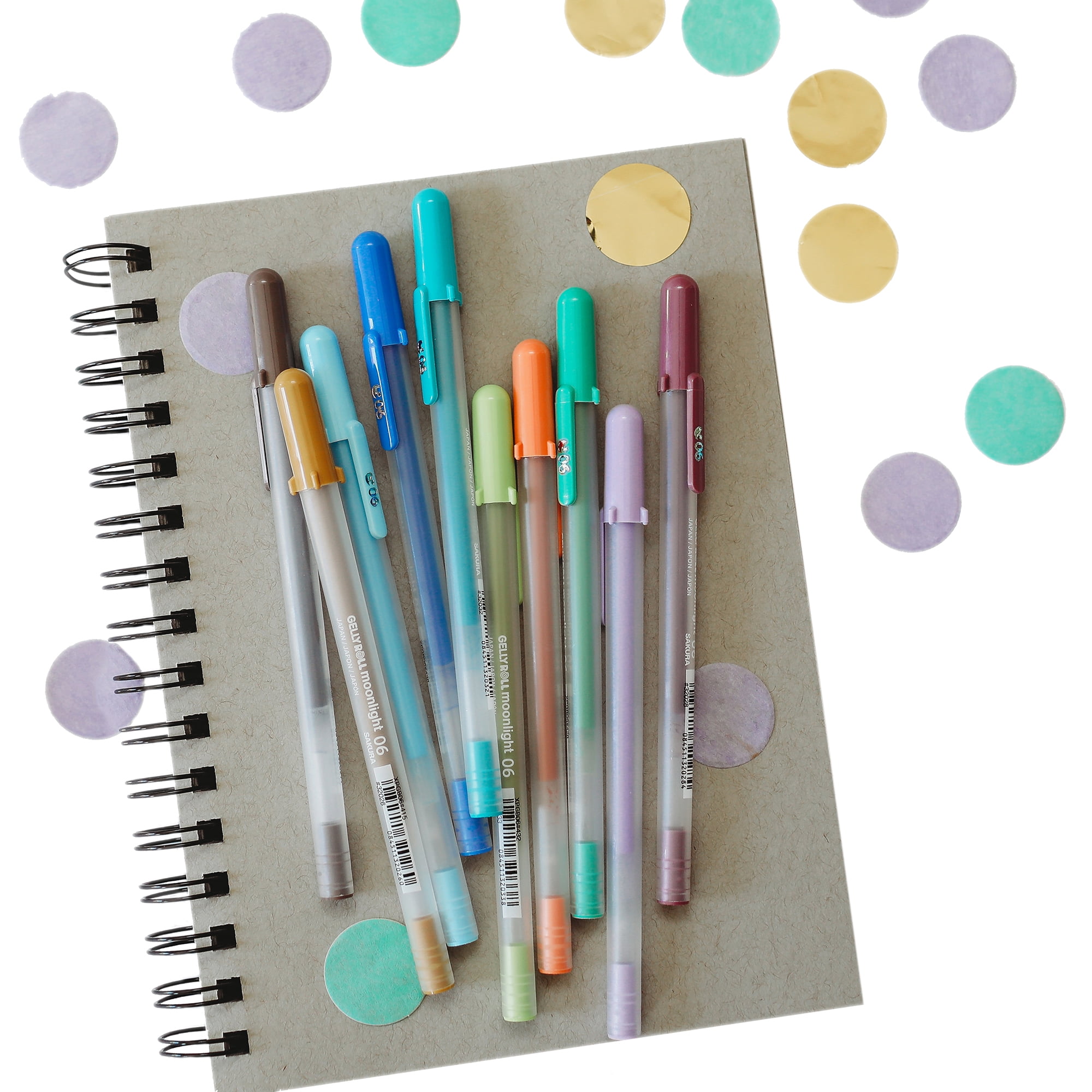 Gelly Roll Moonlight 06 Fine Point Daylight Gel Pens, 6 Packs: 5 ct. (30 total)
