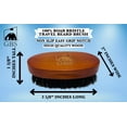 thumbnail image 3 of G.B.S Wooden Beard Brush, Quality Boar Bristles, Handy And Comfortable, 3 of 7