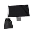 thumbnail image 2 of Cama de avión, extensor de asiento de avión para niños para descansar las piernas o acostarse, cama de viaje compacta y portátil, elementos esenciales negro, 2 of 8