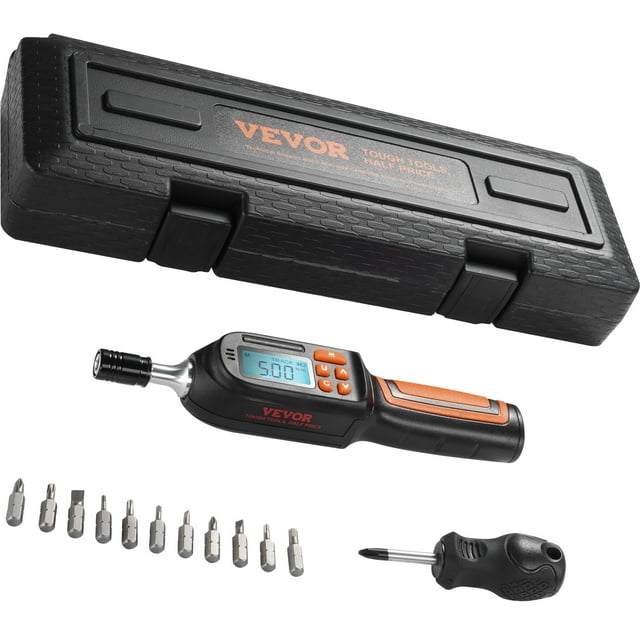 Destornillador dinamométrico VEVOR Digital 1/4 Drive LCD 0,3-8,0 N.m