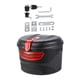 thumbnail image 4 of Cesta para bicicleta, cesta para guardar bicicletas con cerradura, caja de almacenamiento impermeable y fiable para Negro Rojo S, 4 of 9