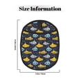 thumbnail image 3 of Pofeuu Watercolor Bathyscaphe Print Silicone Pot Mat Mitten With Hanging Loop Heat Resistant Oven Mitts Non-Slip Bbq Baking Smoking Potholders, 3 of 7
