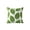 Green, variant on Miwamany Embroidered Throw Pillow Cover Cotton Linen Cushion Case, Botanical Floral Leaf Pattern, 17.72x17.72 Inch, Hidden Zipper Farmhouse Decorative Pillowcase for Sofa Couch Bedroom