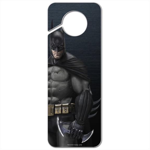 Batman Arkham Asylum Video Game Plastic Door Knob Hanger Sign