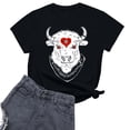 thumbnail image 1 of asddcavvf Blouse pour Femmes Festival Espagnol Tee Graphique Décontracté en Coton, 1 of 5