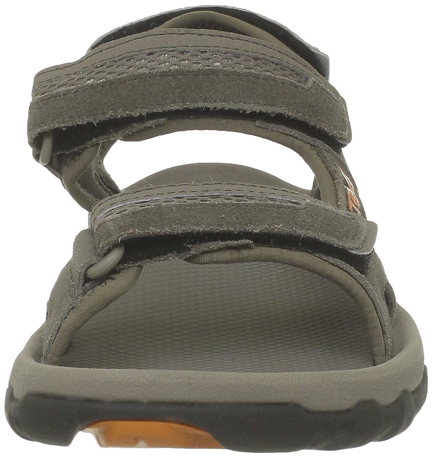 Teva Mens Hudson Gray Leather Strap Hiking Sports Outdoor Sandals US 13  1002433 | eBay