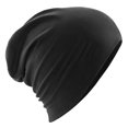 thumbnail image 1 of Beechfield - Gorro Slouch Hemsedal de Algodón para Adultos Unisex (Negro), 1 of 1