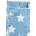 thumbnail image 2 of Wrangler Infant-Girls' Star Print Flare Jeans Blue 6-9 MOS, 2 of 4
