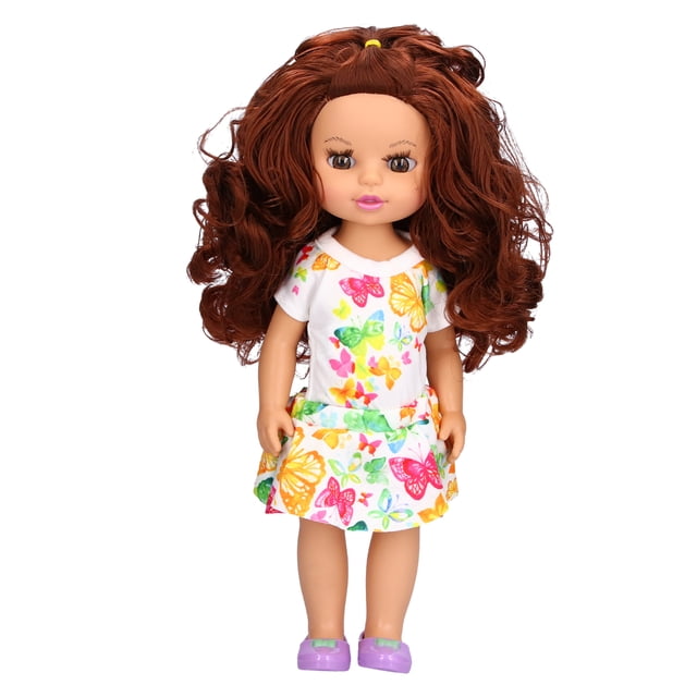 Muñeca de niña poseable NikouMX 14 pulgadas