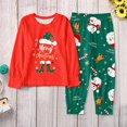 thumbnail image 5 of LRen Girls 2 Piece Pajama Set Cute Print Sleepwear Long Sleeve Top And Pants Nightwear Outfit For Toddlers Kids Children 2 To 10 Years,Z4-Multicolour,160, 5 of 6