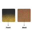thumbnail image 2 of Xecao Gold Glitter Gradient for MDF Cork Coaster 4 Pcs,Drink Coasters,Suit for House Warming Gifts New Home ,Coffee Table Decor-Square, 2 of 7