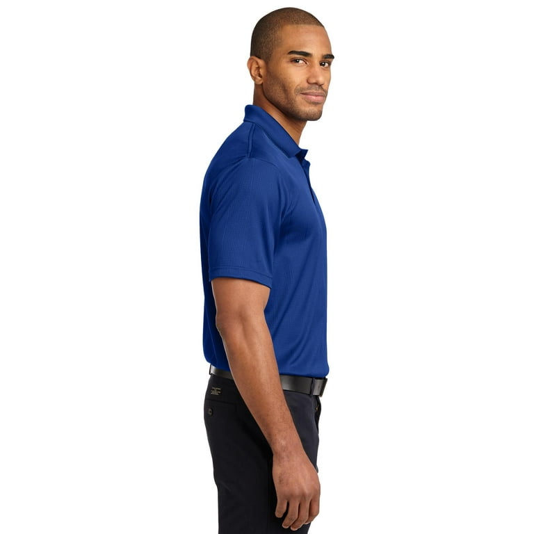 Port Authority Performance Fine Jacquard Polo-XL (Hyper Blue Port Authority Performance Fine Jacquard Polo-XL (Hyper Blue