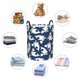 thumbnail image 4 of Fotbe Shark Cesto de Ropa con Asas, Cesto Impermeable de Gran Capacidad, Bolsa de Lavado para Dormitorio, Cesto de Ropa con Ruedas y Asas-Small, 4 of 6