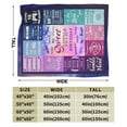 thumbnail image 3 of Wijzvio Happy 10th Birthday Throw Blanket Soft Fuzzy Fleece Blanket For Couch Bed Living Room Decoration 40"X30", 3 of 9