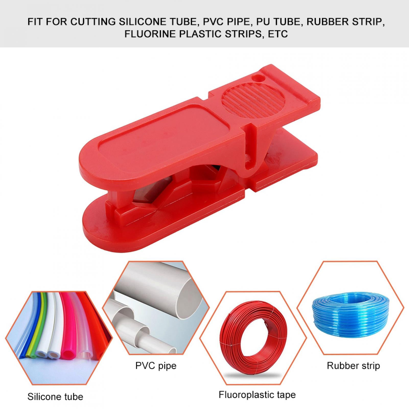 Durable Plumbing PVC PU Pipe Cutter Silicone Plastic Air Water Tube Hose Blade 