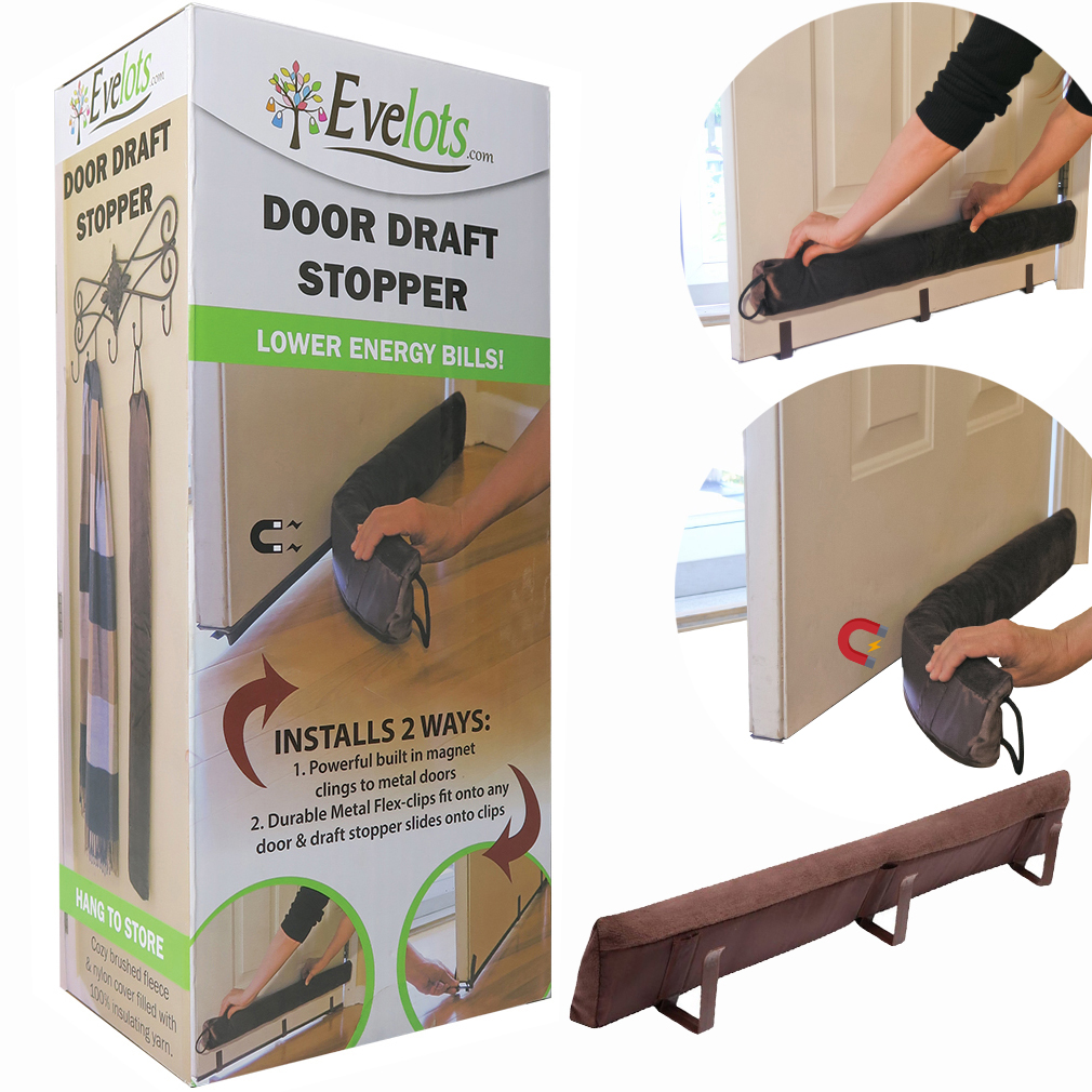 Evelots Door Draft for SteelClips for regularNo Repositioning