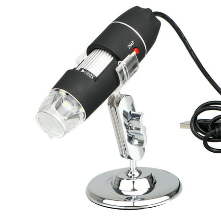 TSV USB 8 LED 40-1000X 2MP Digital Microscope Endoscope Magnifier Video Zoom