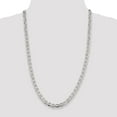 thumbnail image 3 of Auriga Fine Jewelry 925 Sterling Silver 8.9 mm Flat Anchor Chain Necklace for Men's 18", 3 of 5