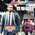 thumbnail image 7 of For Samsung Galaxy Tab S10 Plus/S9+/S9 FE+ Plus 12.4 inch Case, 360 Rotatable Handle Stand, Shoulder Strap, Drop-Proof Design, Colourful Red, 7 of 7
