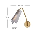 thumbnail image 2 of 48300LCB Hinkley Lighting Altman - 10W 1 LED Medium Wall Sconce-14 Inch Tall and 4.75 Inch Wide-Lacquered Brass Finish, 2 of 9