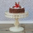 thumbnail image 3 of Cake & Candy Displays Metal Cake and Dessert Stand 10 inch Diameter Vintage White, 3 of 3