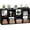 Black, variant on White Cube Storage Unit, 4-tier Bookcase with 8 Cube Storage Unit, Open Display Bookcase with Removable Back Panels for Living Room, Home Office, Bedroom