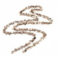 thumbnail image 4 of 1 m Handmade Brass Chains Soldered with Flat Round Charms Real 18K golden Plated 6x0.2mm, 4 of 4