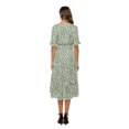 thumbnail image 4 of Guardurnaity Vestido floral para mujer Vestido largo floral de gasa elegante y versátil Vestido de gasa para mujer Clásico Vestidos verde METRO, 4 of 6