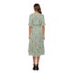 thumbnail image 4 of Vestido largo floral de gasa Minnieouse verde, 4 of 6