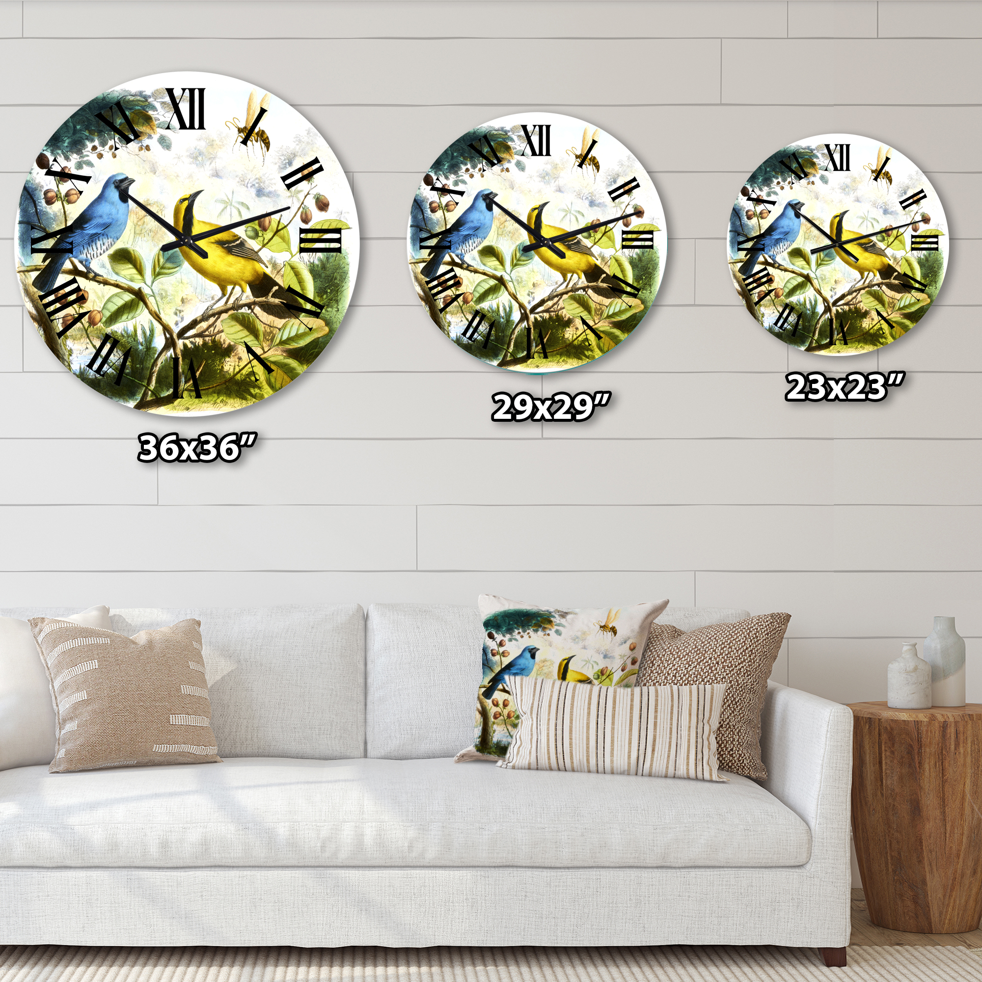Designart 1 in Quartz Traditional Wall Clock