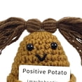 thumbnail image 2 of Patata Positiva Divertida Con Tarjeta Mini Abrazo Patatas Bolsillo para Del (trenza), 2 of 4