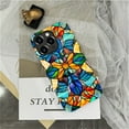 thumbnail image 5 of FKBRCL4U Compatible with iPhone 15 Pro Matte Case, Stained Glass Windows Colorful Mosaic Pattern for Girl Full Body Design Soft Silicone Drop Shock Scratch Protection for iPhone 15 Pro, 5 of 7