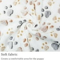 thumbnail image 5 of 1 Pack 3 Blankets Super Soft Fluffy Premium F ce Pet Blanket Flannel Paw Printed Throw for Dog Puppy Cat (Small 23x16'', Brown, Pink, White), 5 of 5