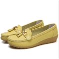 thumbnail image 1 of XIHAHA, zapatos planos de Ballet a la moda para mujer, mocasines transpirables de cuero recortados, zapatos náuticos para mujer, zapatos informales de bailarina para mujer, 1 of 5