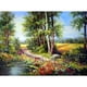 thumbnail image 1 of Paisaje de pintura digital pintado por números en lienzo decoración de pared M140 Likrtyny Arte deco, 1 of 9
