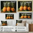 thumbnail image 4 of Designart "Juicy Delights Of A Sweet Pineapple" Pineapples Wall Art Living Room, 4 of 7