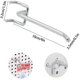 thumbnail image 2 of 50 Pcs Pegboard Hooks,wall Shelf Hooks For Display Pegboard Garage Store Tools Storage Hanger Wall Shelf Hooks, 2 of 5
