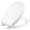 White, variant on KOHLER 4636-RL-0 Cachet ReadyLatch Elongated Toilet Seat, Quiet-Close Lid and Seat, Countoured Seat, Grip-Tight Bumpers and Installation Hardware, White