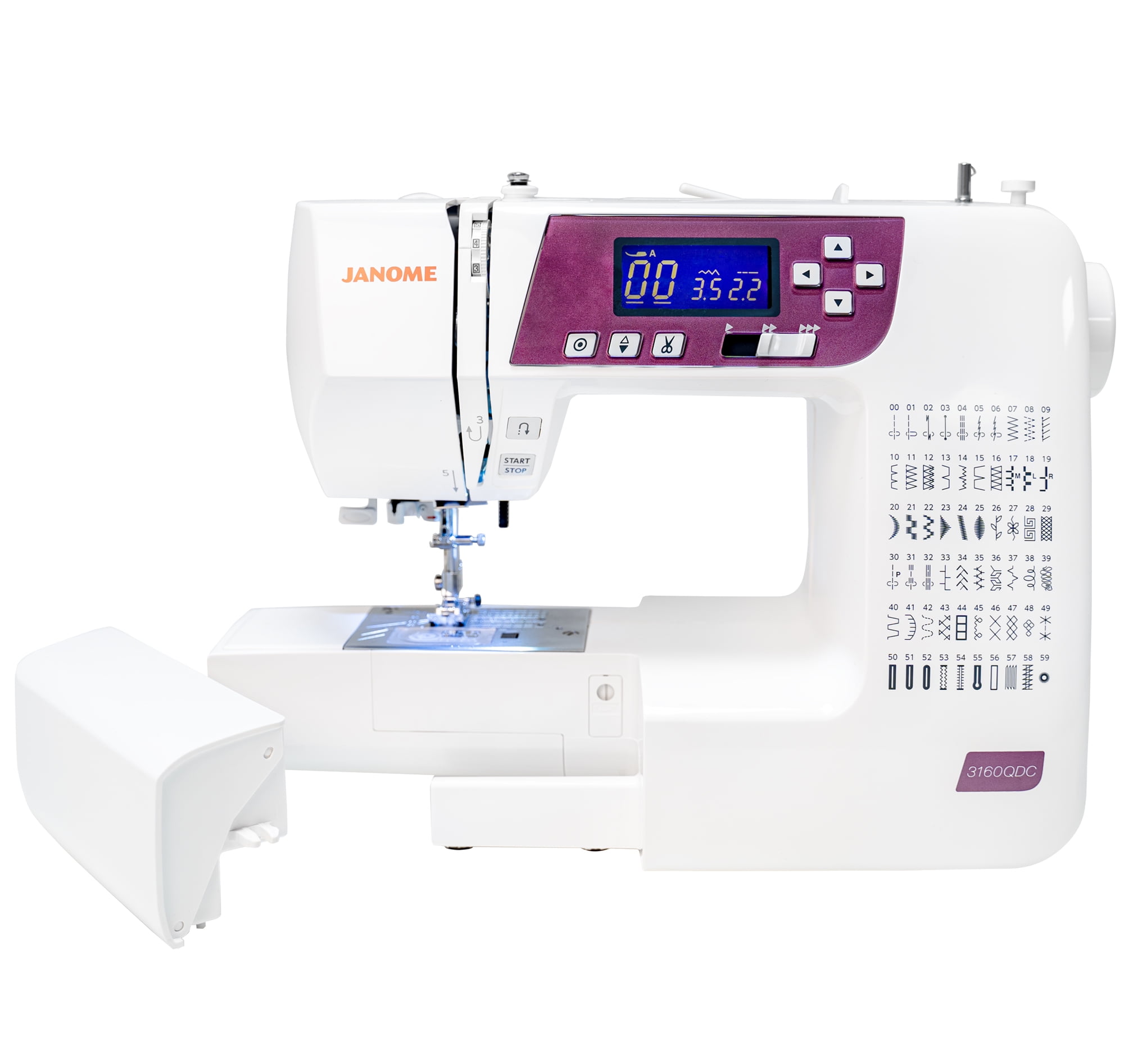 Janome 3160QDC-G Sewing and Quilting Machine with Bonus Quilting Kit