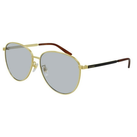 Gucci Gold Pilot Unisex Sunglasses
