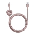 thumbnail image 1 of Native Union Night Charge/Sync Lightning Cable with Weighted Knot 10ft Rose Charge/Sync Cables, 1 of 1