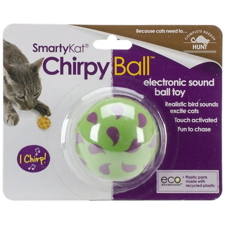 SmartyKat ChirpyBall Electronic Sound Toy