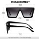 thumbnail image 4 of Gafas de sol STORYCOAST Cuadradas de Moda con Montura Grande y Protección UV400, 4 of 7
