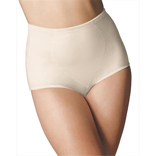 Hanes X710 Bali Smoothers Moderate Control Brief 2-Pack Large Light Beige & Light Beige Skintone