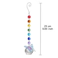 thumbnail image 2 of Prisma de bola de cristal de mariposa hecho a mano, captador de luz solar suspendido para decoración Pastoral del hogar, 2 of 5