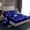 Blue Purple, variant on Manfei Tree Print 3pcs Twin Sheet Sets for Teens Boys Girls,Botanical Theme Twin Fitted Sheet,Jungle Plants Breathable Flat Sheet,Luxury Bedroom Decor