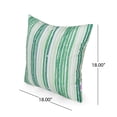 thumbnail image 7 of Santos Outdoor Modern Throw Pillow, Green, 7 of 7