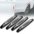 thumbnail image 4 of sweethay Protector de Borde de puerta de coche ABS de 4 piezas, Protector de repuesto decorativo autoadhesivo anticolisión, accesorios de tira Ventana automotriz, 4 of 6