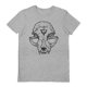 thumbnail image 1 of Deniart - Camiseta Calavera de Gato para Adultos Unisex (Gris Deportivo), 1 of 2